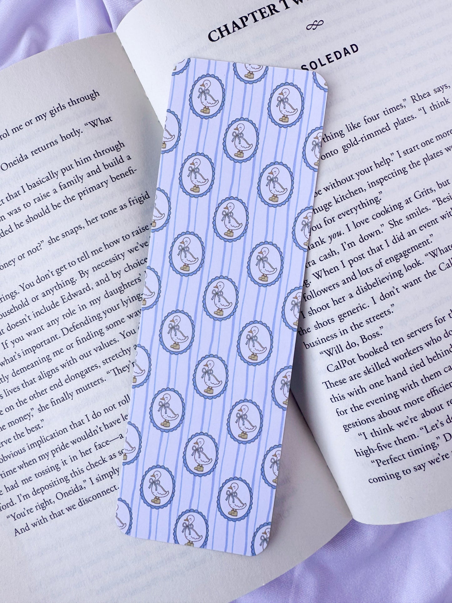 Framed Goose Bookmark