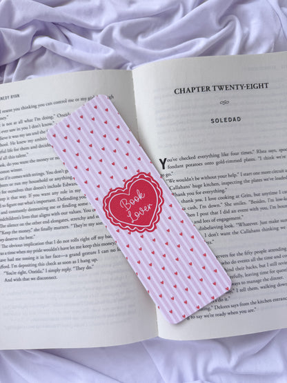 Romance Bookmarks for Book Lovers | Pink Reading Accessories | Set of 3