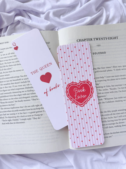 Romance Bookmarks for Book Lovers | Pink Reading Accessories | Set of 3