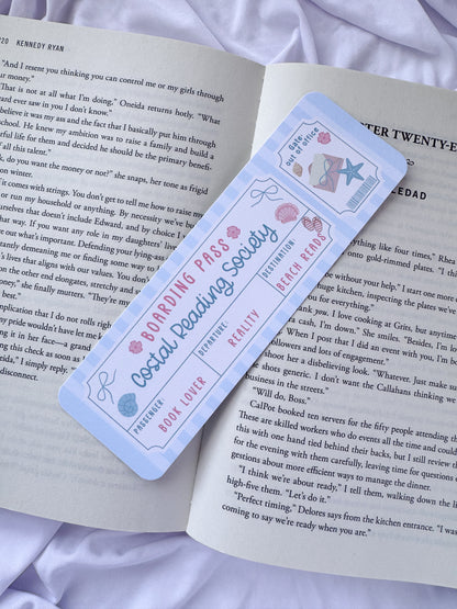 Summer Bookmark Set | Beach Bookmarks for Book Lovers | Coastal Reading Accessories | Set of 8