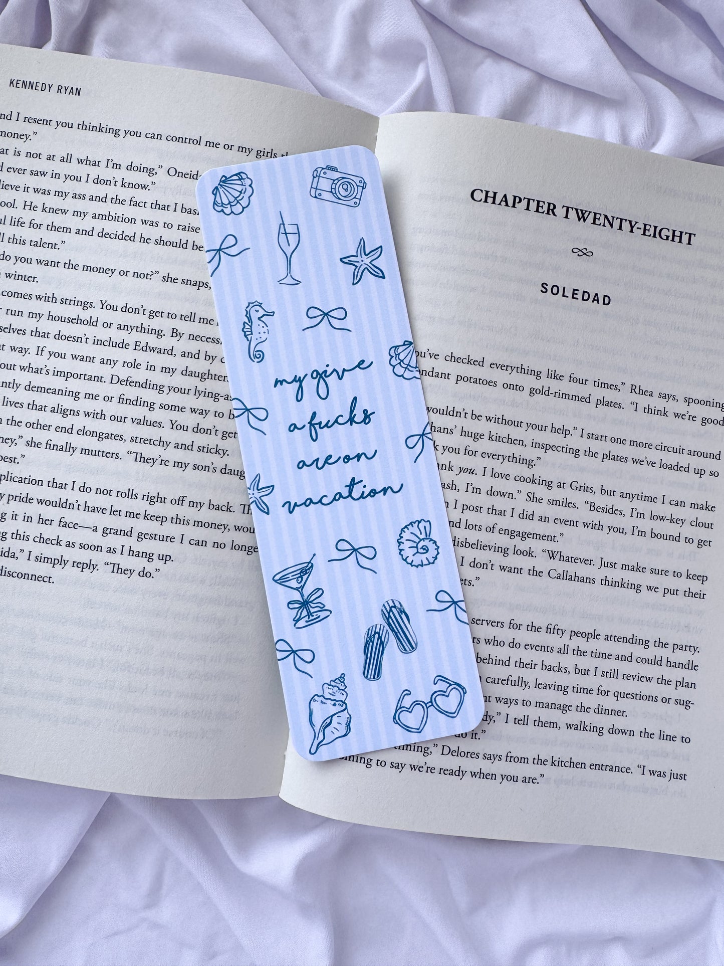 Summer Bookmark Set | Beach Bookmarks for Book Lovers | Coastal Reading Accessories | Set of 8
