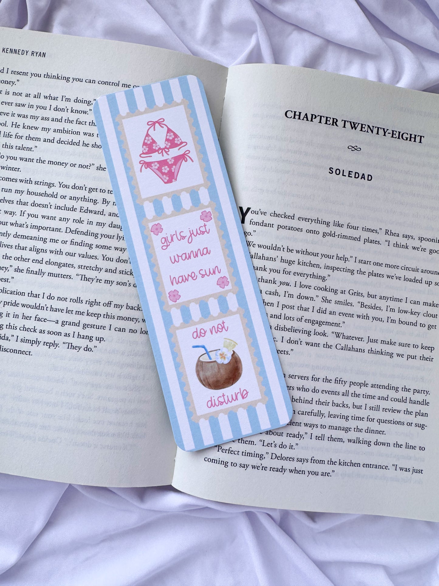Summer Bookmark Set | Beach Bookmarks for Book Lovers | Coastal Reading Accessories | Set of 8