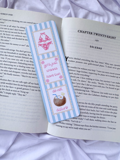Summer Bookmark Set | Beach Bookmarks for Book Lovers | Coastal Reading Accessories | Set of 8