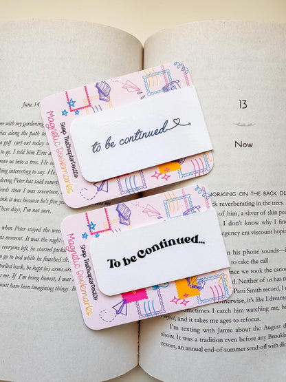 To Be Continued Magnetic Bookmark