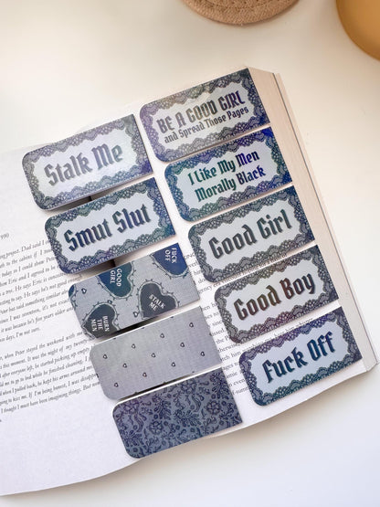Dark Romance Magnetic Bookmarks