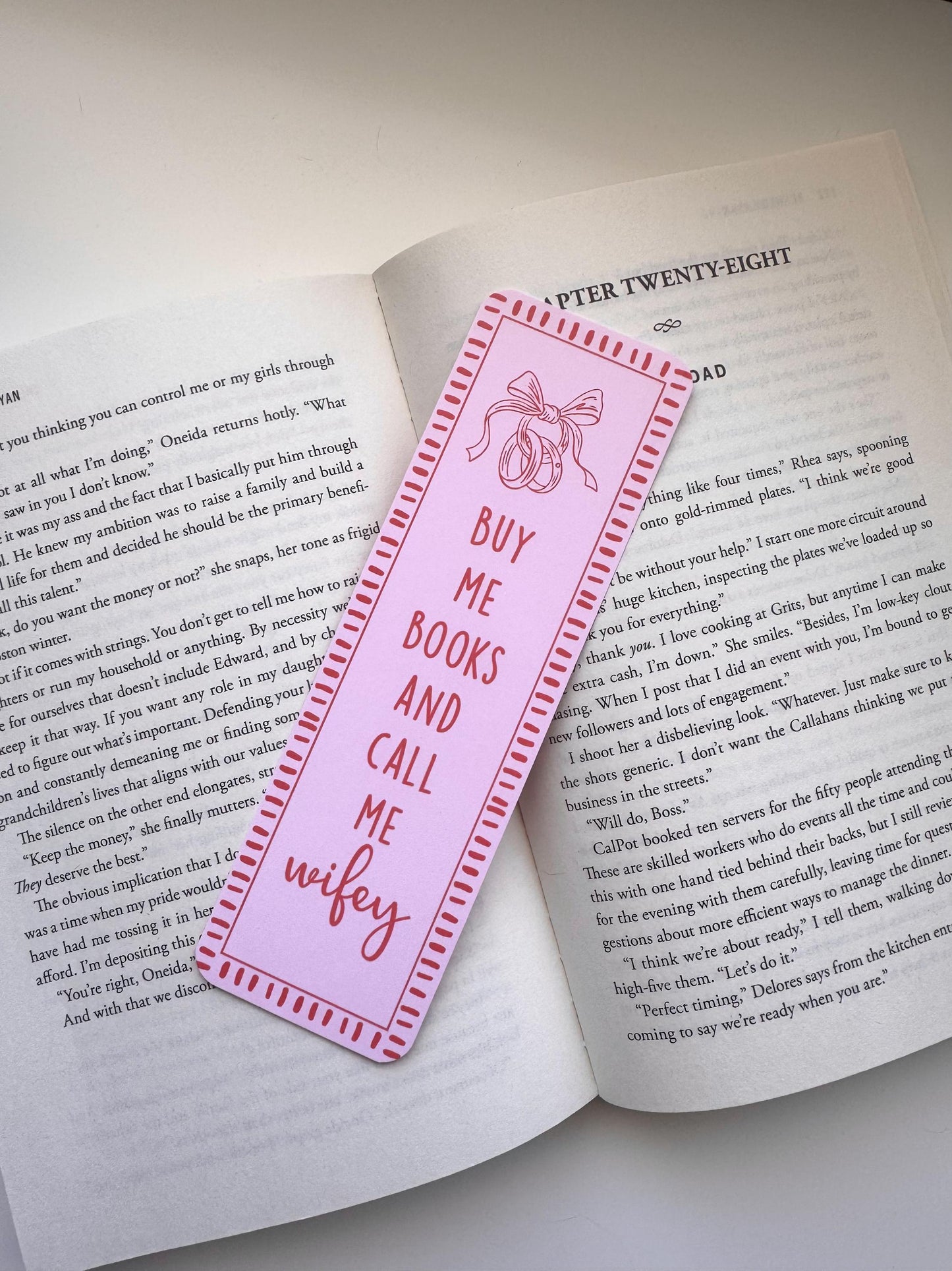 Buy Me Books and Call Me Wifey Bookmark