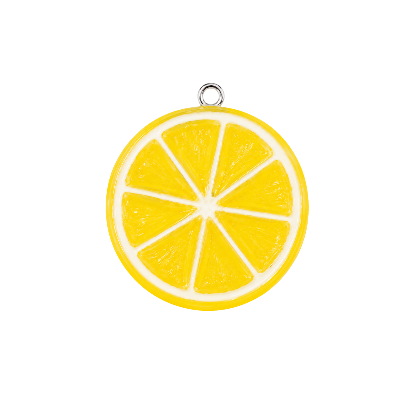 Lemon Slice Charm | Realistic Citrus Fruit Charm