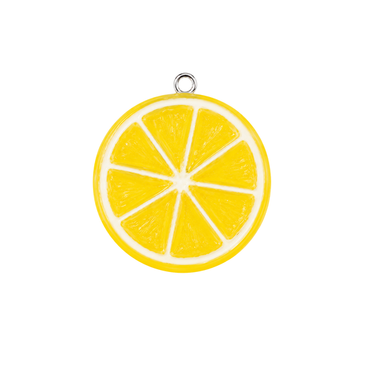 Lemon Slice Charm | Realistic Citrus Fruit Charm