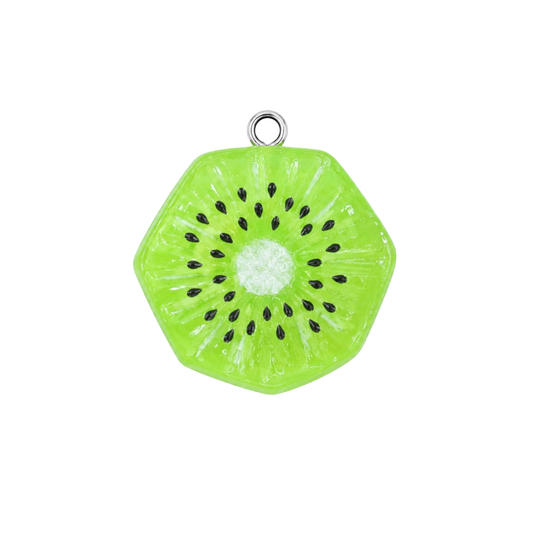 Kiwi Slice Charm | Realistic Fruit Charm