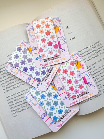 Daisy Floral Magnetic Bookmarks