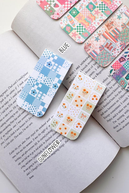 Patchwork Magnetic Bookmarks