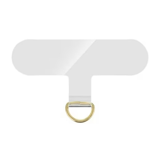 Phone Case & E-Reader Tether Insert | Silver or Gold | Charm Bar Base for Phones, Kindle & E-Readers