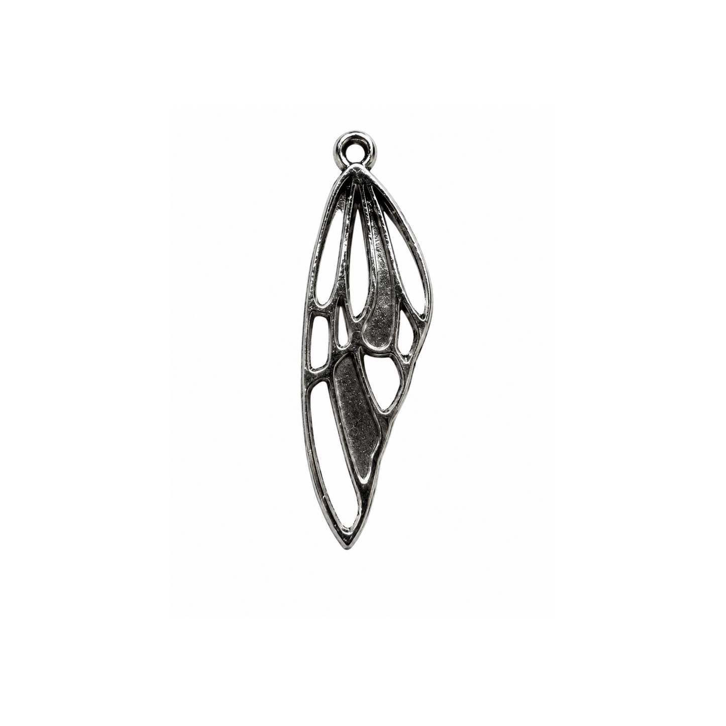 Silver Moth Wing Charm | Filigree Wing Charm | Nature Inspired Charm