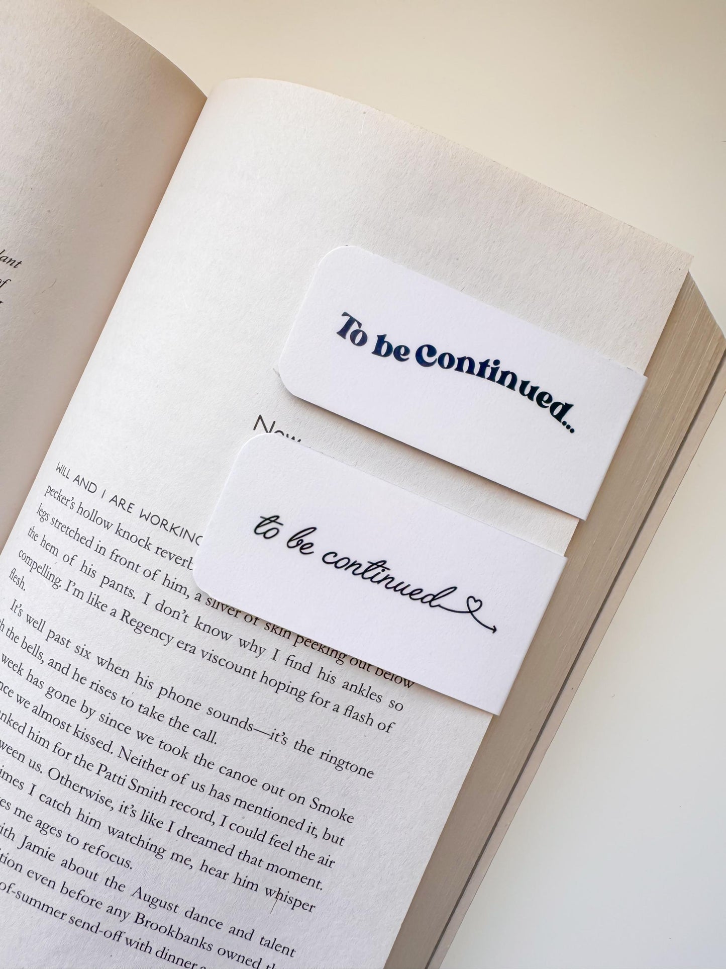 To Be Continued Magnetic Bookmark
