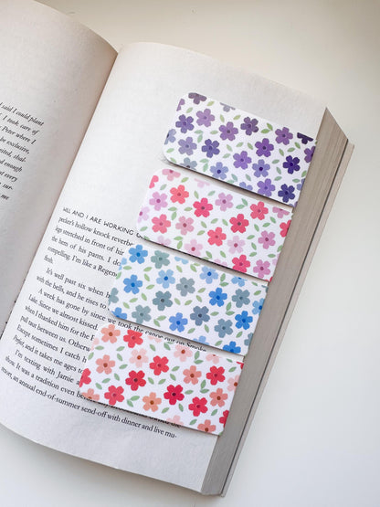 Daisy Floral Magnetic Bookmarks